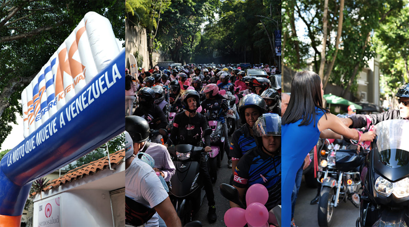 EK se vistió de rosado prevención en La Ruta de Lola 2024